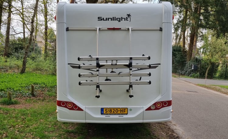 Ruime integraalcamper, van alle gemakken voorzien!  – Camper integrale Sunlight per 4 persone del 2019