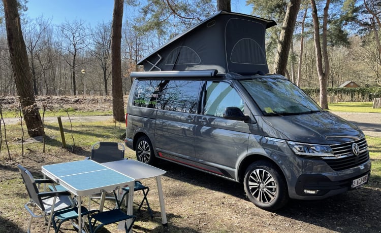 #wakeupwhereyouwant – Camper da spiaggia con prurito ai piedi