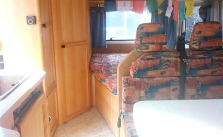 Pompom – 1999 Fiat Ducato Bürstner T600 mit niedrigem Profil