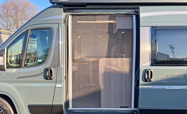 Betty George – Elddis 4-Bett-Campervan mit Automatik, 2024