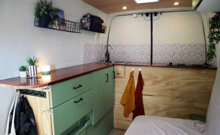 Jeanne – Off grid self-build camper van