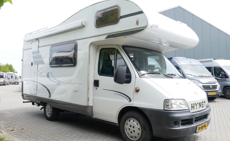 Hymer Alcôve 5 couchages, 5 places !!