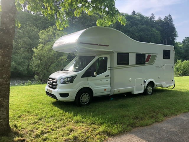 Enjoy traveling with this brand new camper!