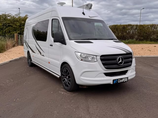 4 berth Mercedes-Benz campervan from 2019