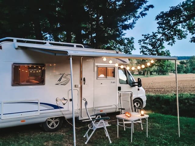2 to 4 person Bürstner camper for the perfect holiday