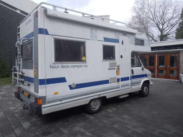 blue bird – Fiat 280 / Knaus van 1990