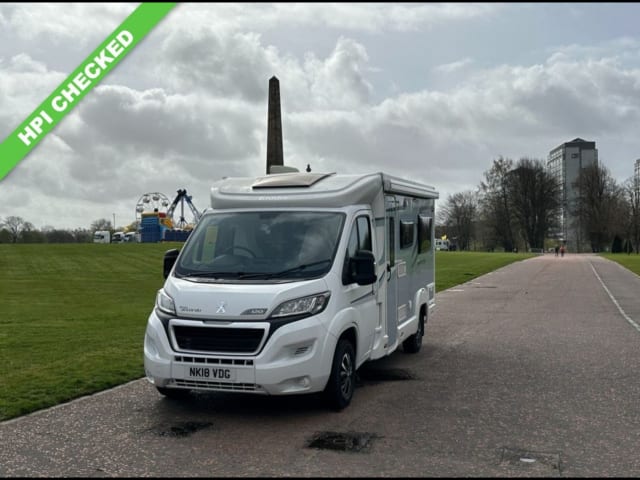 2 berth Peugeot bus from 2018