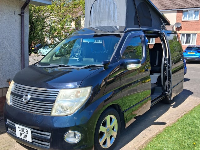 Ness – 4 berth Nissan Elgrand campervan 