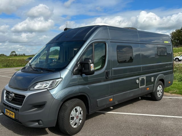 Luxury HYMER camper van 