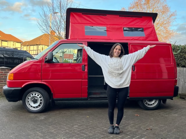Red Ruby – 2 berth Volkswagen campervan from 2002