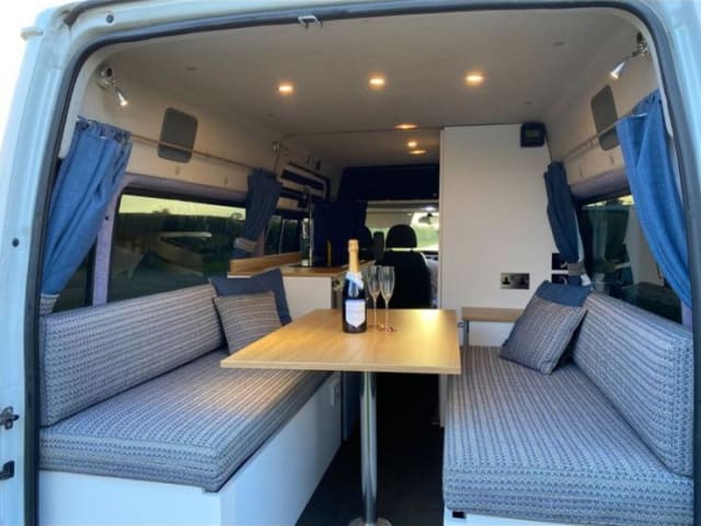 Helga – 2 berth Ford campervan with bathroom off-grid