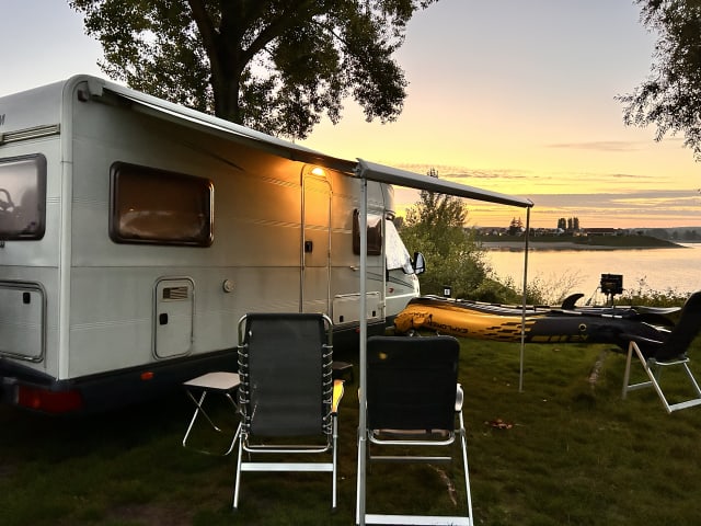 Beautiful Roller Team camper for 4 people