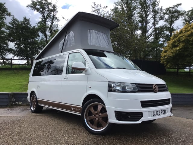 4 berth Volkswagen campervan from 2013