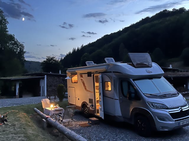 4p Bürstner luxury semi-integrated camper from 2021