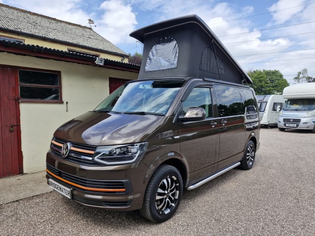 4 berth Volkswagen campervan from 2017