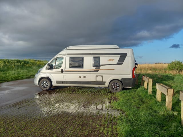 4p camperbus automaat en slaaphefdak uit 2021