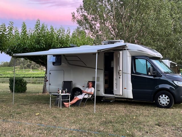 Luxe Mercedes-Benz Hymer automaat