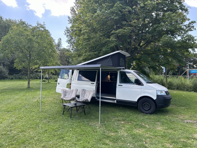 Verlengde Off road Volkswagen T5 camper