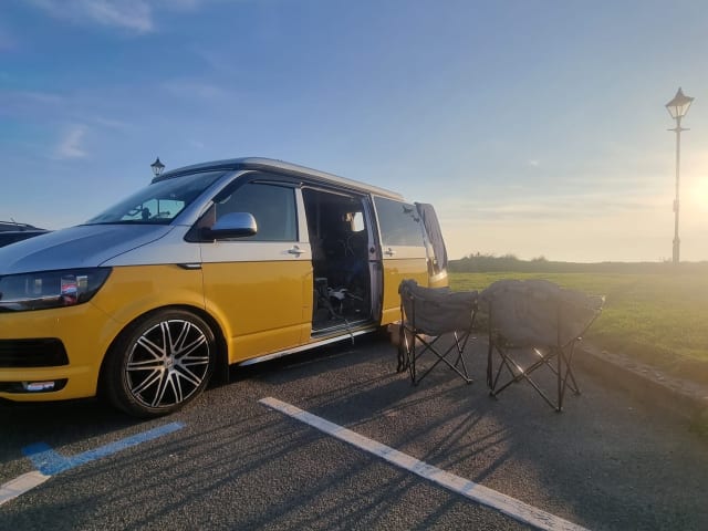 Bumble – 2 berth + 2 kids Volkswagen T6 campervan from 2016