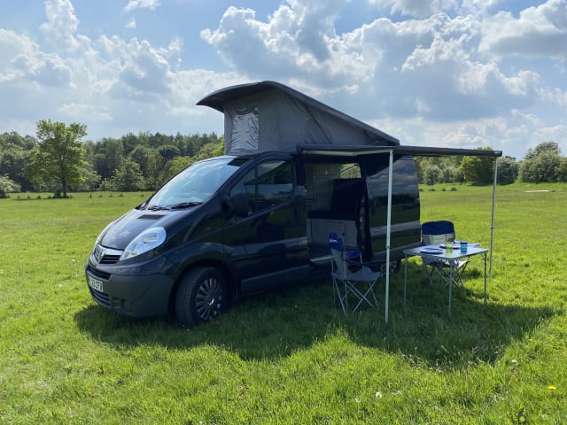 4-persoons Vauxhall-camper **inclusief verzekering**