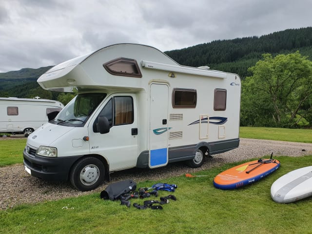 Luna – 4 berth Fiat alcove from 2006