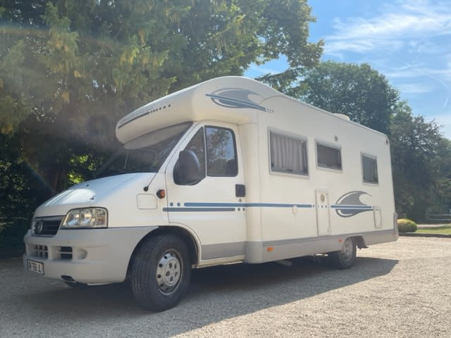 izilda & david – Camper 5 plaatsen Adriatik koraal 650SP Fiat ducato