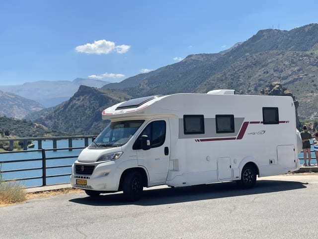 Roadhouse camper naam roadsurfer – 4p Roller Team semi-integrato dal 2021