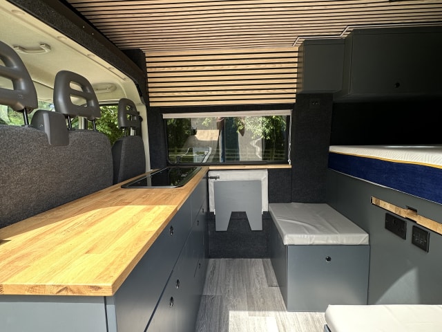 Fiat-camper met 2 slaapplaatsen uit 2016