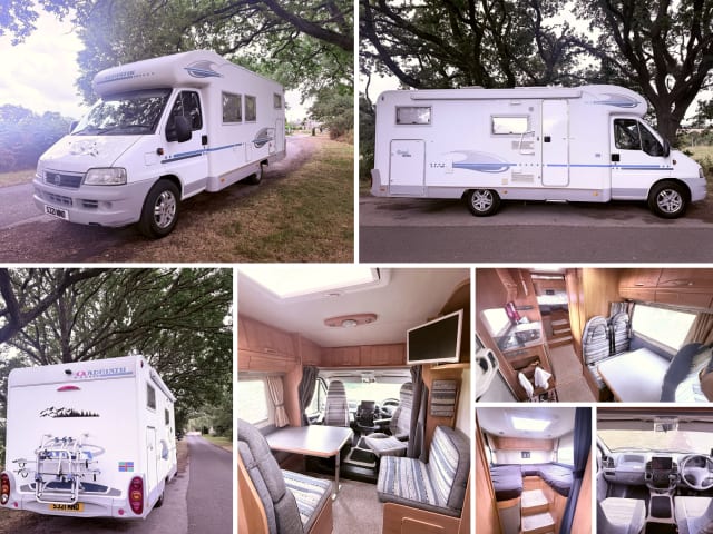 Coral  – Warm & Gezellig Coral - Fiat Adria met 4 slaapplaatsen 
