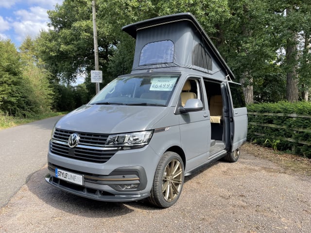 Grey manual – 4 berth Volkswagen campervan from 2022