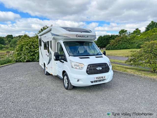 4 berth Chausson campervan from 2019