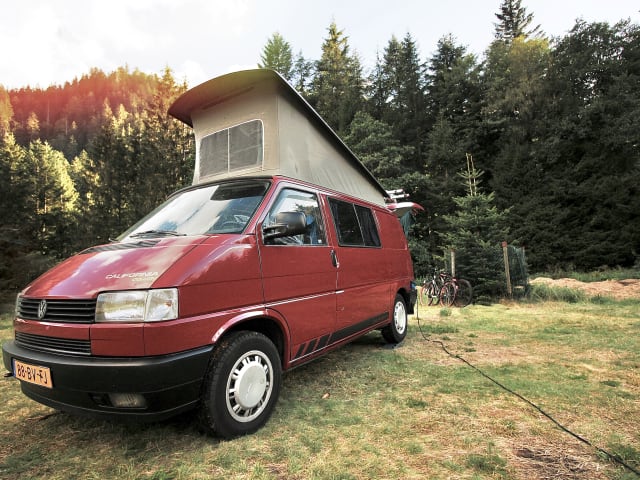 Tough VW T4 California bus ready for adventure!