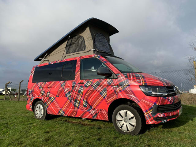 Tartan VW Campervan