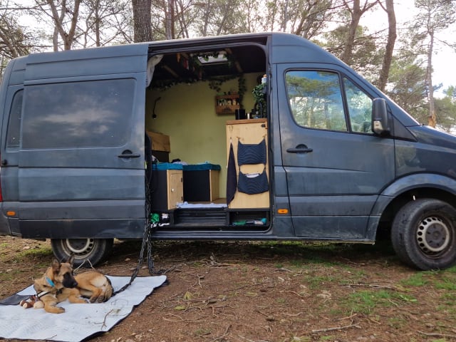 Henry – 2p off-grid Mercedes Sprinter camperbus 2007 