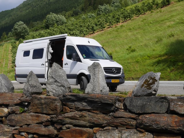 Extra spacious and luxurious Mercedes Sprinter camper van