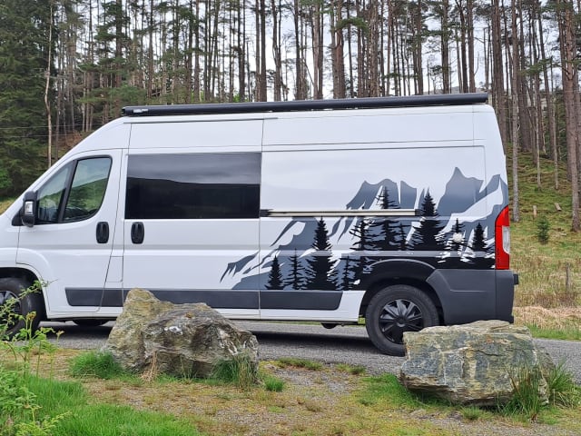 Winston – 3 berth Peugeot Campervan with awning