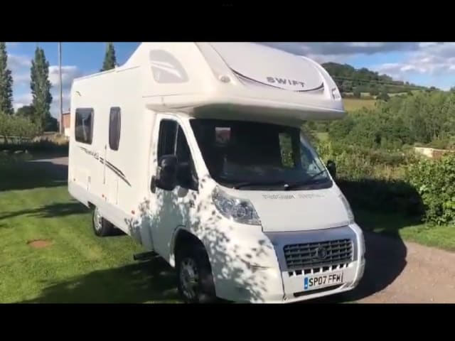 4 cuccette autocaravan Swift 2007