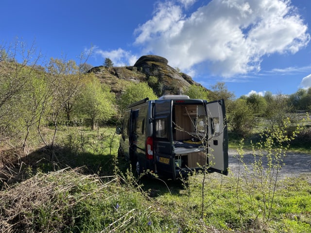 Our home away from home  – 4 berth Swift bus from 2018