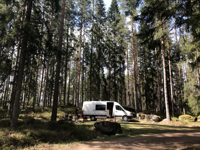 Spacious off-grid Volkswagen