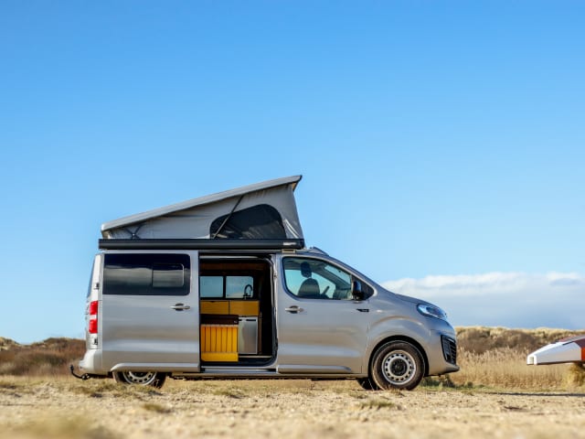 Ecobusje – Tweepersoons elektrisch kampeerbusje van Ecobusje