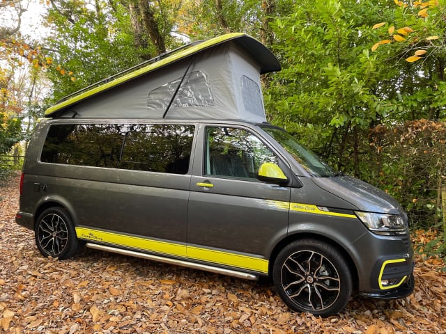 Fergus – 2021 Volkswagen Campervan T6 für 4