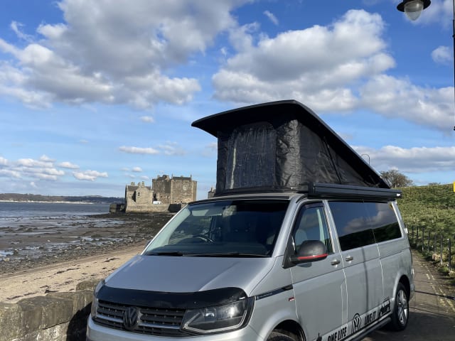 One life  – Including insurance the coolest Vw camper from Edinburgh airport 