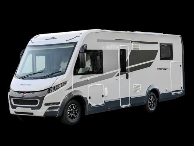 Bellissimo camper di lusso completamente attrezzato.