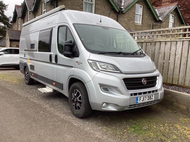 Our van  – 2 Berth adria  Sunliving motorhome . Very low mileage 