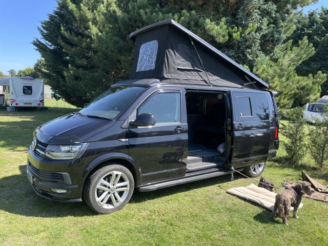 Black Beauty – 4 berth 4WD Automatic VW Transporter