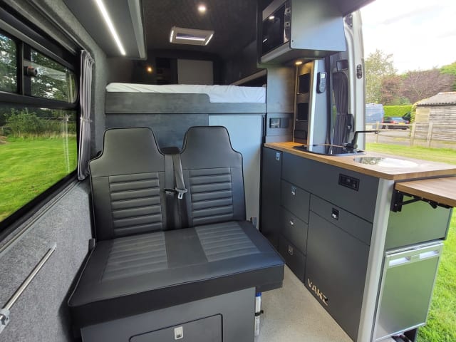 VANZ1 – OFF GRID ADVENTURE FAMILY VAN -insurance included LWB Sprinter