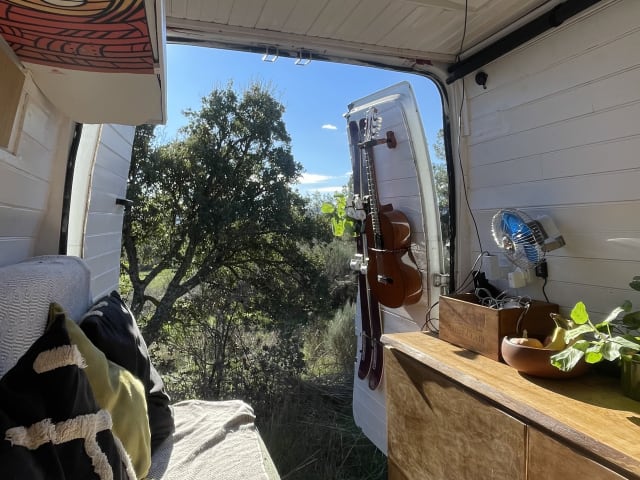 Evangeline – Beautifully crafted OFF-GRID 2 person camper.