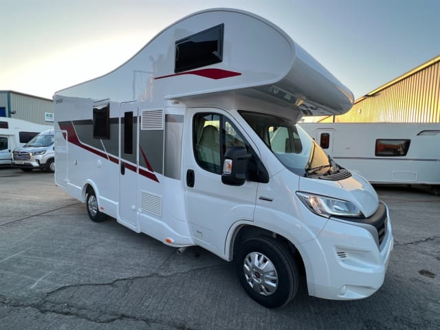 Brand New Motorhome to Hire - Rimor Seal 5 - 6 belts 6 berth