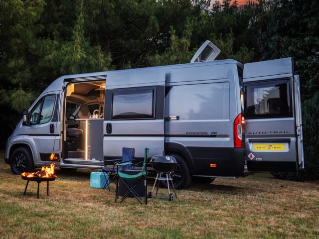 Vehicle 4 – The Expedition 68XL campervan, ideal touring van for a couple