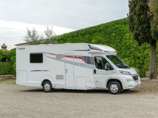 Roman – 4 berth 2019  Rimor Motorhome with Fixed Island Bed